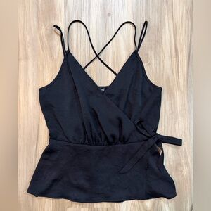 Express Black Wrap Camisole